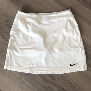 White Nike Golf Skort